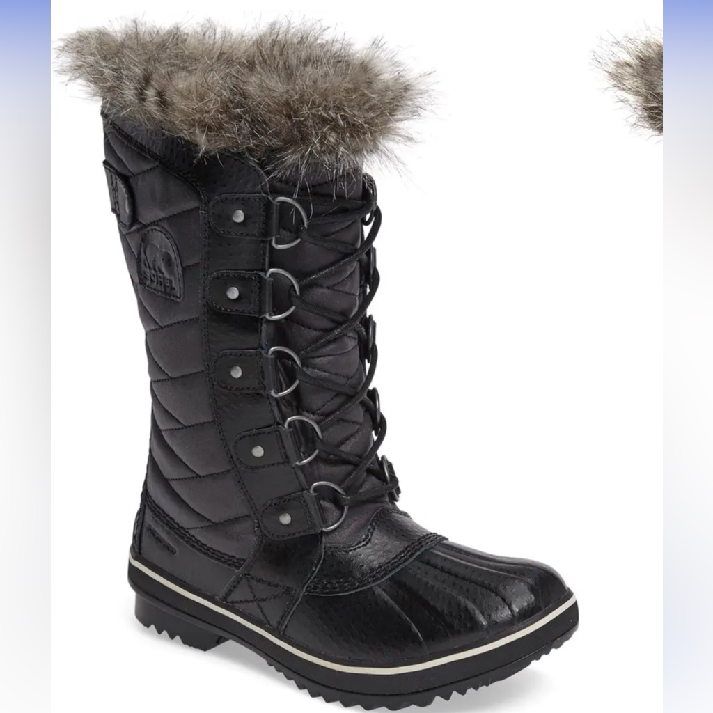 Sorel Tofino Ii Black, Stone Waterproof Boots Like New!